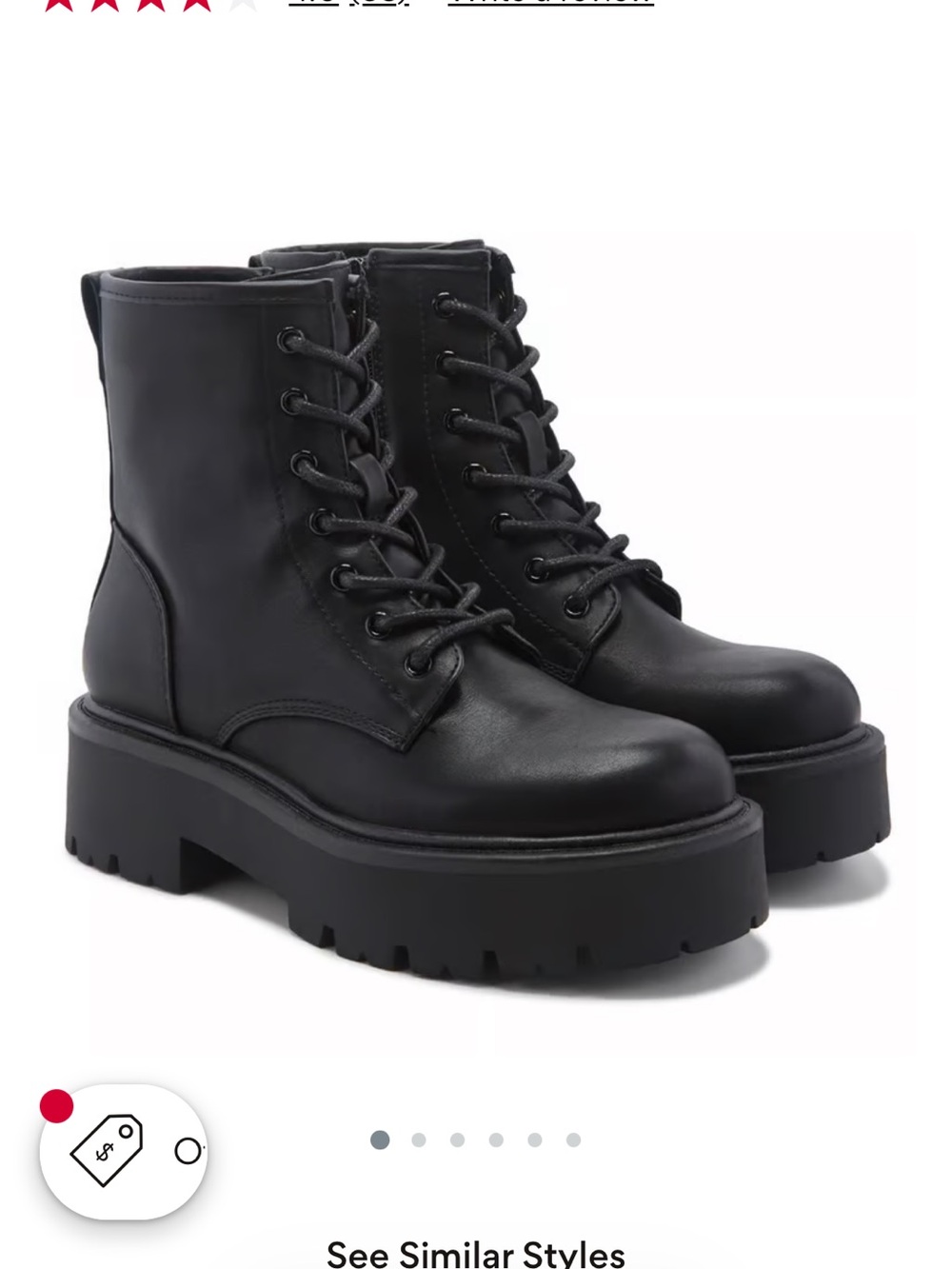 Madden Girl Platform Combat Boot